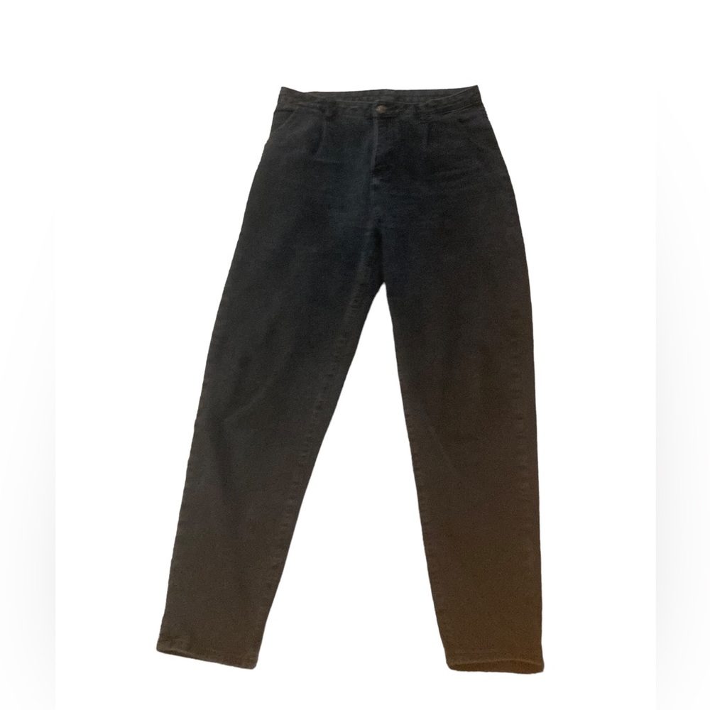 Vintage Black High Waist Mom Jeans- Sz 34- ( these babies are the real deal!)